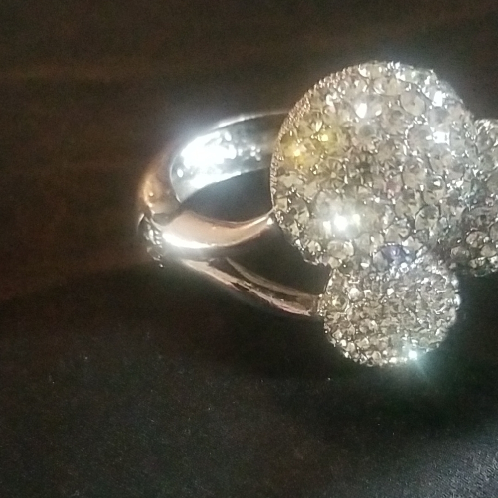 Dazzling Triple Crystal Silver Bracelet - image 8